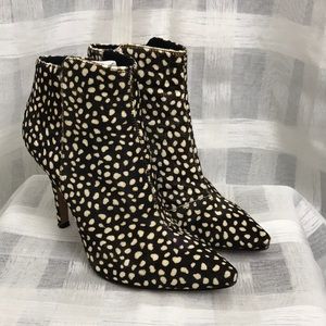 ROSEGOLD Cow Hide Booties